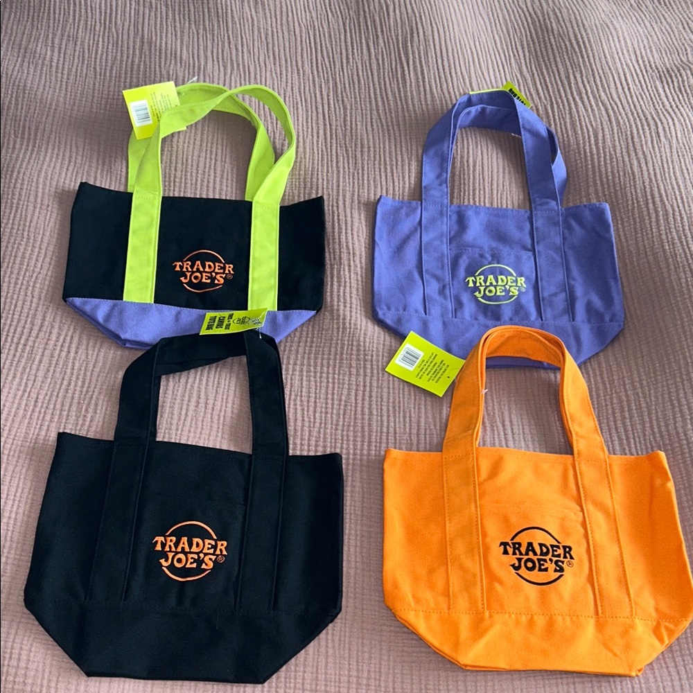Trader Joe’s Halloween 2025 trick or treat Canvas mini totes